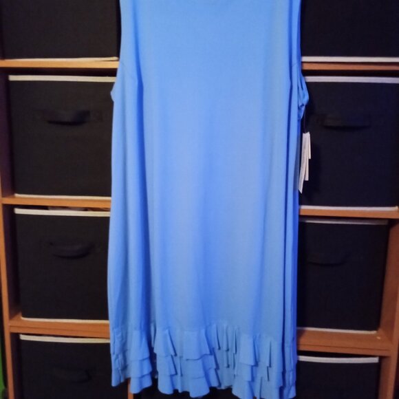 LuLu-B Sleeveless Ruffle Trim Dress - 1X - NWT - Picture 6 of 6